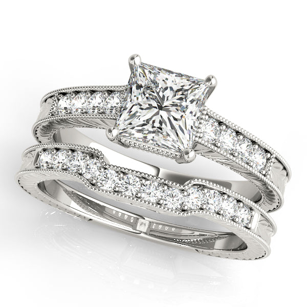 Square Engagement Ring M82856-E