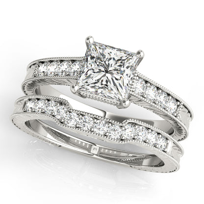 Square Engagement Ring M82856-E