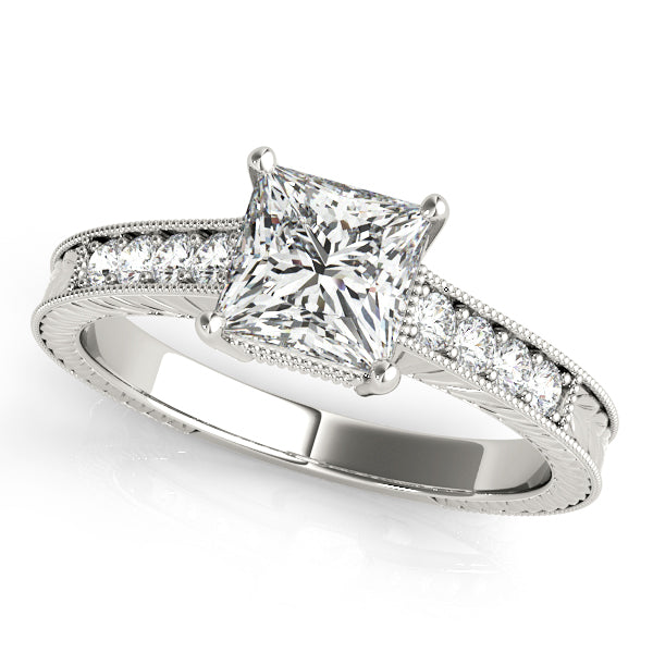 Square Engagement Ring M82856-F