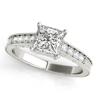 Square Engagement Ring M82856-C