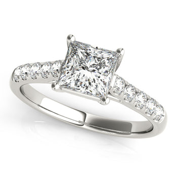 Square Engagement Ring M82857-A
