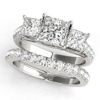 Square Engagement Ring M82872-C