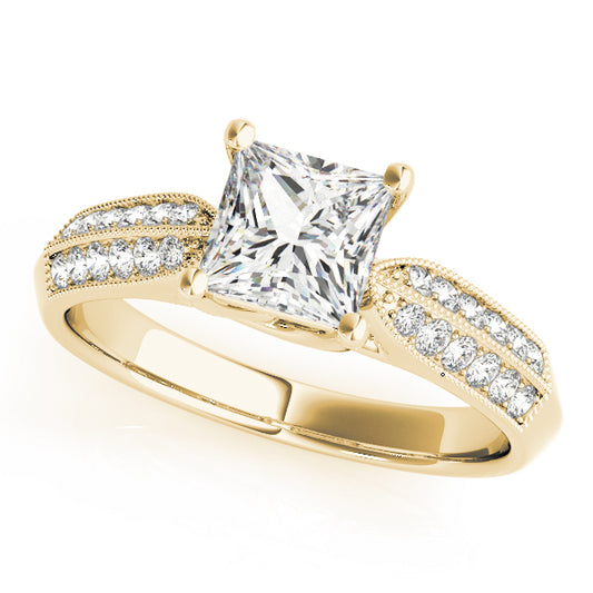 Square Engagement Ring M82891-A