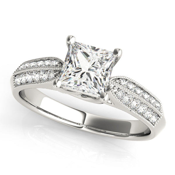 Square Engagement Ring M82891-A