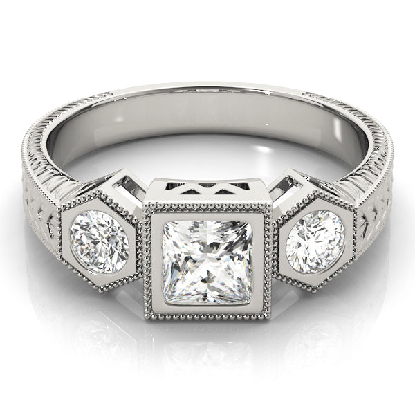 Square Engagement Ring M82922-2