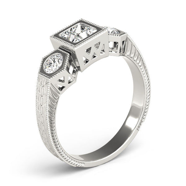 Square Engagement Ring M82922-11/2