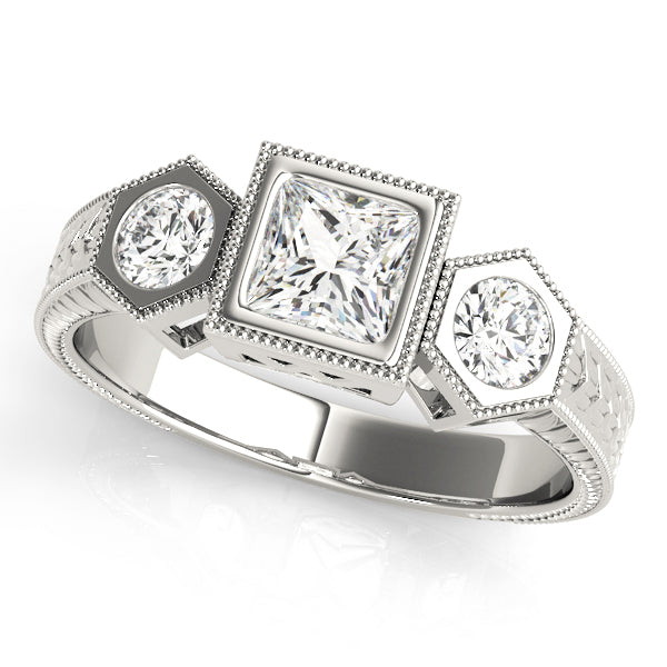 Square Engagement Ring M82922-2