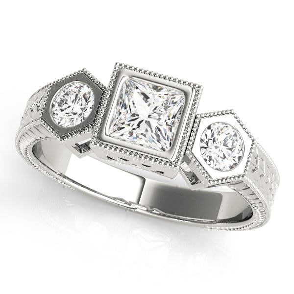 Square Engagement Ring M82922-11/2