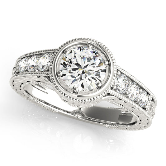 Round Engagement Ring M82958-1