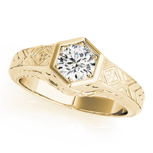 Round Engagement Ring M82968