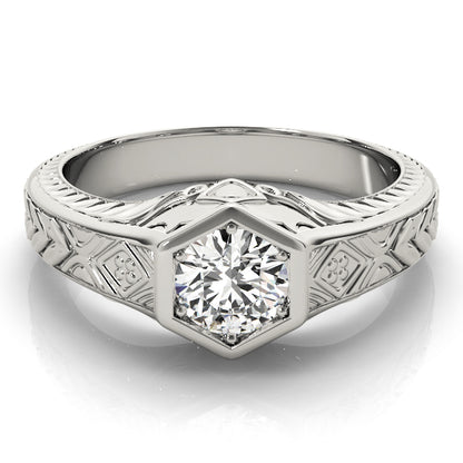 Round Engagement Ring M82968