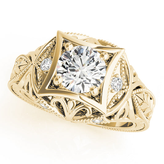 Round Engagement Ring M83320