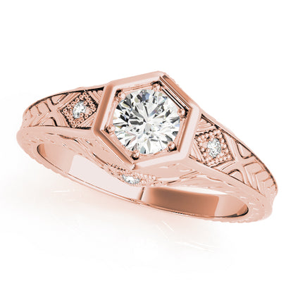 Round Engagement Ring M83377-3/8