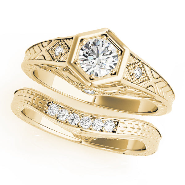 Round Engagement Ring M83377-3/8
