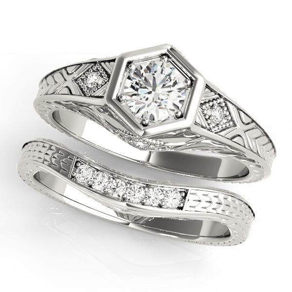 Round Engagement Ring M83377-3/8