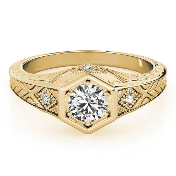 Round Engagement Ring M83377-3/8