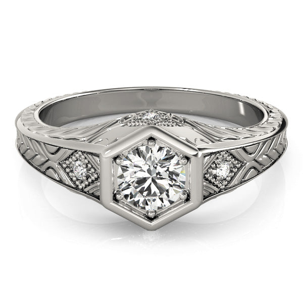 Round Engagement Ring M83377-3/8