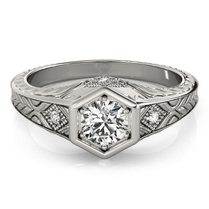 Round Engagement Ring M83377-3/8