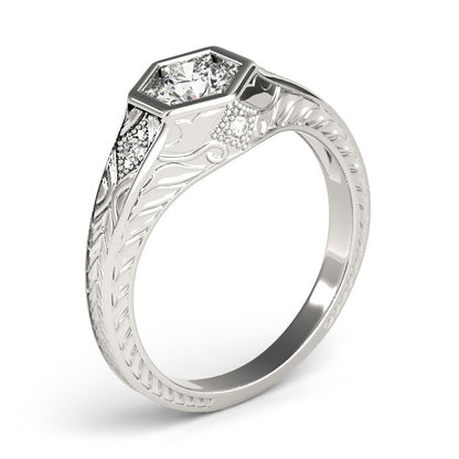 Round Engagement Ring M83377-1/2