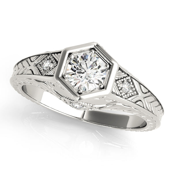 Round Engagement Ring M83377-1