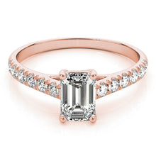 Load image into Gallery viewer, Emerald Cut Engagement Ring M83438-6X4
