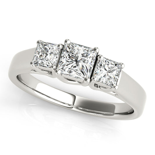 Square Engagement Ring M83477-1
