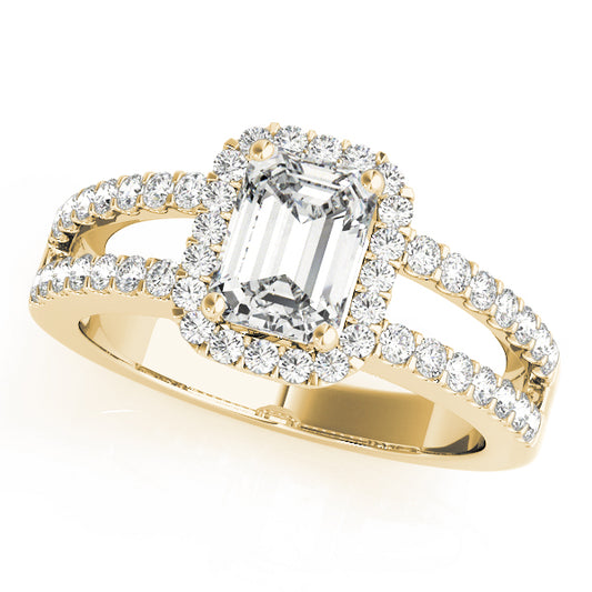 Emerald Cut Engagement Ring M83494-10X8