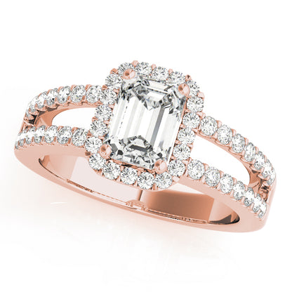 Emerald Cut Engagement Ring M83494-10X8