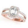 Load image into Gallery viewer, Emerald Cut Engagement Ring M83494-6X4
