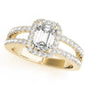 Load image into Gallery viewer, Emerald Cut Engagement Ring M83494-6X4
