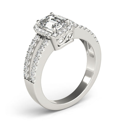 Emerald Cut Engagement Ring M83494-10X8