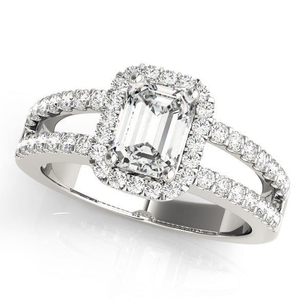 Emerald Cut Engagement Ring M83494-10X8