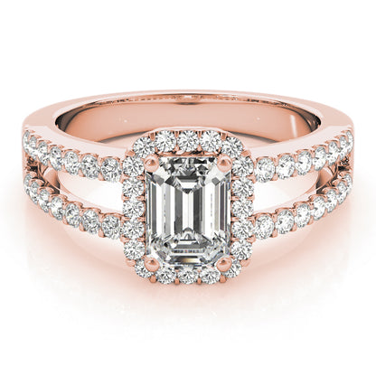 Emerald Cut Engagement Ring M83494-10X8