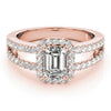 Load image into Gallery viewer, Emerald Cut Engagement Ring M83494-6X4
