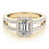 Load image into Gallery viewer, Emerald Cut Engagement Ring M83494-6X4
