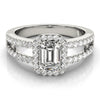 Load image into Gallery viewer, Emerald Cut Engagement Ring M83494-6X4
