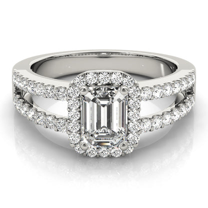 Emerald Cut Engagement Ring M83494-14X12