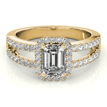 Emerald Cut Engagement Ring M83494-10X8