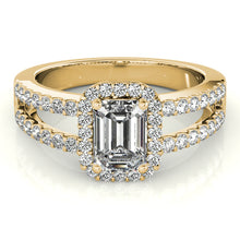 Load image into Gallery viewer, Emerald Cut Engagement Ring M83494-6X4
