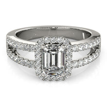 Load image into Gallery viewer, Emerald Cut Engagement Ring M83494-10X8
