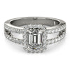 Load image into Gallery viewer, Emerald Cut Engagement Ring M83494-6X4
