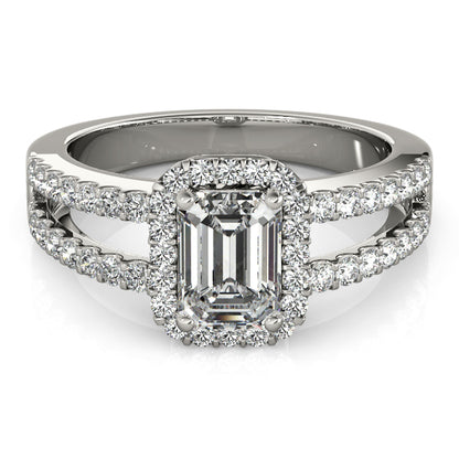 Emerald Cut Engagement Ring M83494-6X4