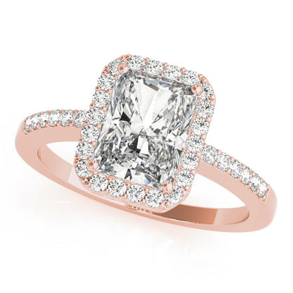 Emerald Cut Engagement Ring M83495-10X8