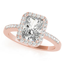 Load image into Gallery viewer, Emerald Cut Engagement Ring M83495-9X7
