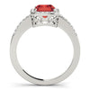 Load image into Gallery viewer, Emerald Cut Engagement Ring M83495-14X10
