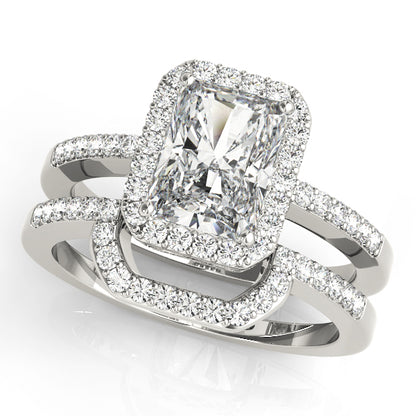 Emerald Cut Engagement Ring M83495-10X8