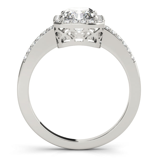 Emerald Cut Engagement Ring M83495-10X8