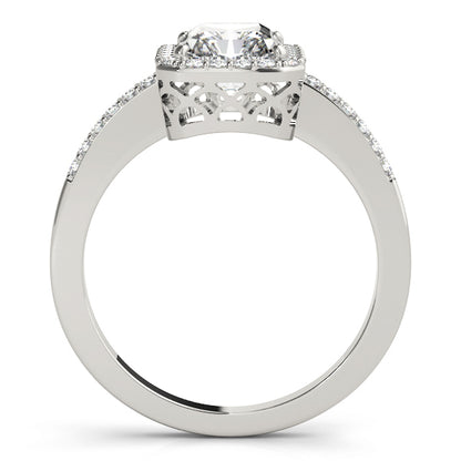 Emerald Cut Engagement Ring M83495-10X8