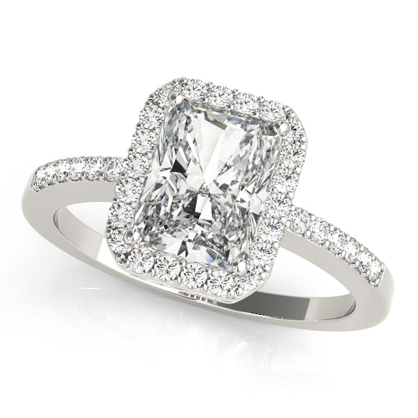Emerald Cut Engagement Ring M83495-12X10
