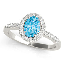 Load image into Gallery viewer, Oval Engagement Ring M83497-9X7
